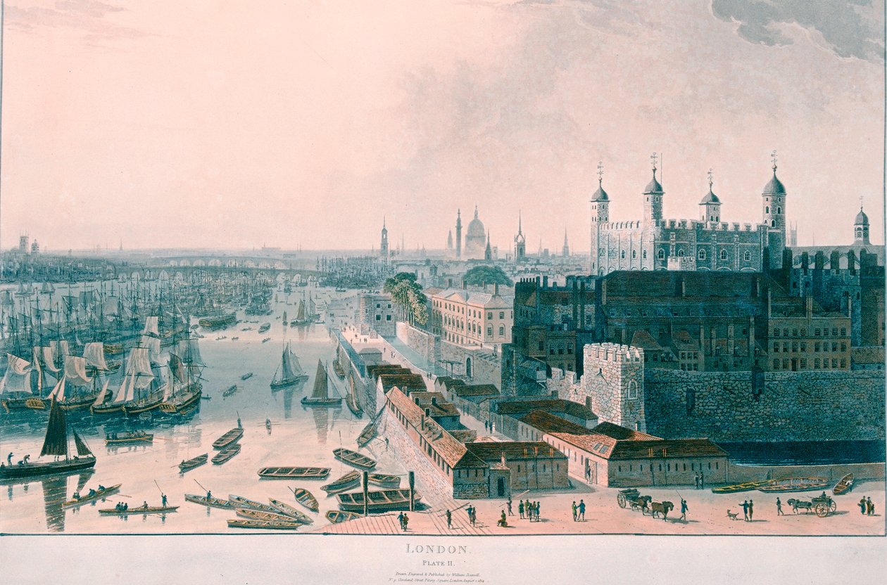 Vista de Londres, 1804 de William Daniell