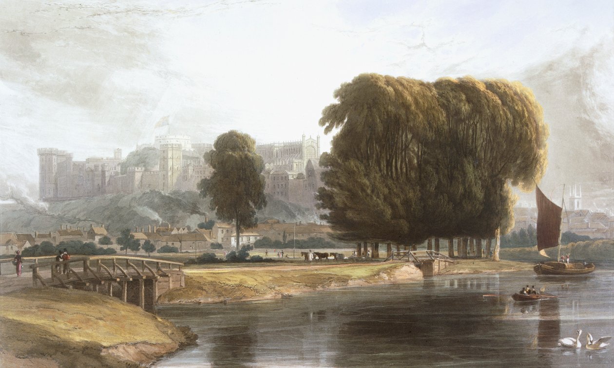 Castelo de Windsor do Brocas Meadow, de 