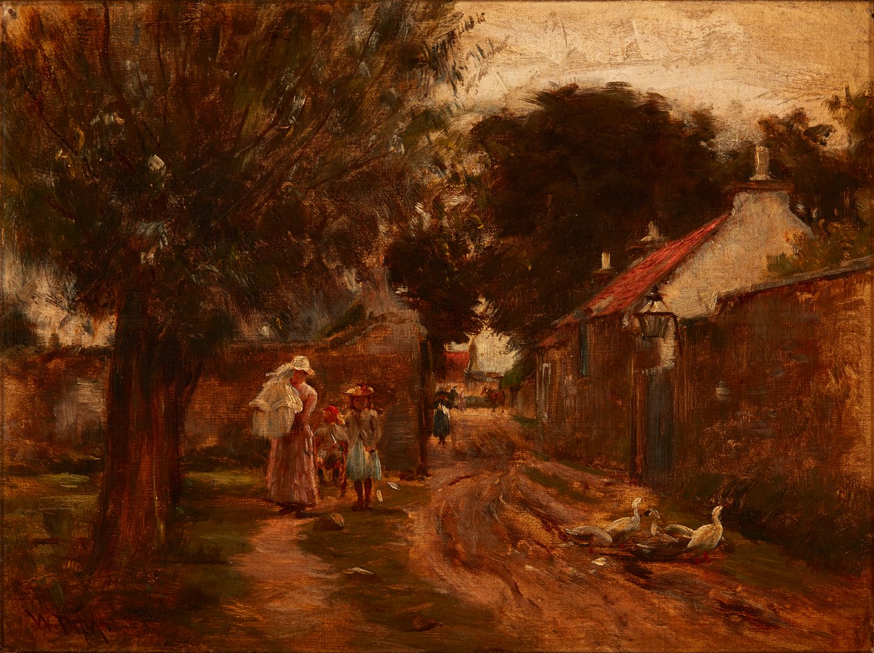 Casa da Igreja (óleo sobre tela) de William Darling McKay