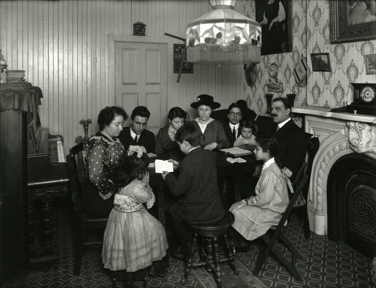 Comitê Evangelista, Estudo Bíblico na casa da Sra. Vitello, 359 E. 49th Street, ensinado pela Srta. Jones. 30 de março de 1916 de William Davis Hassler