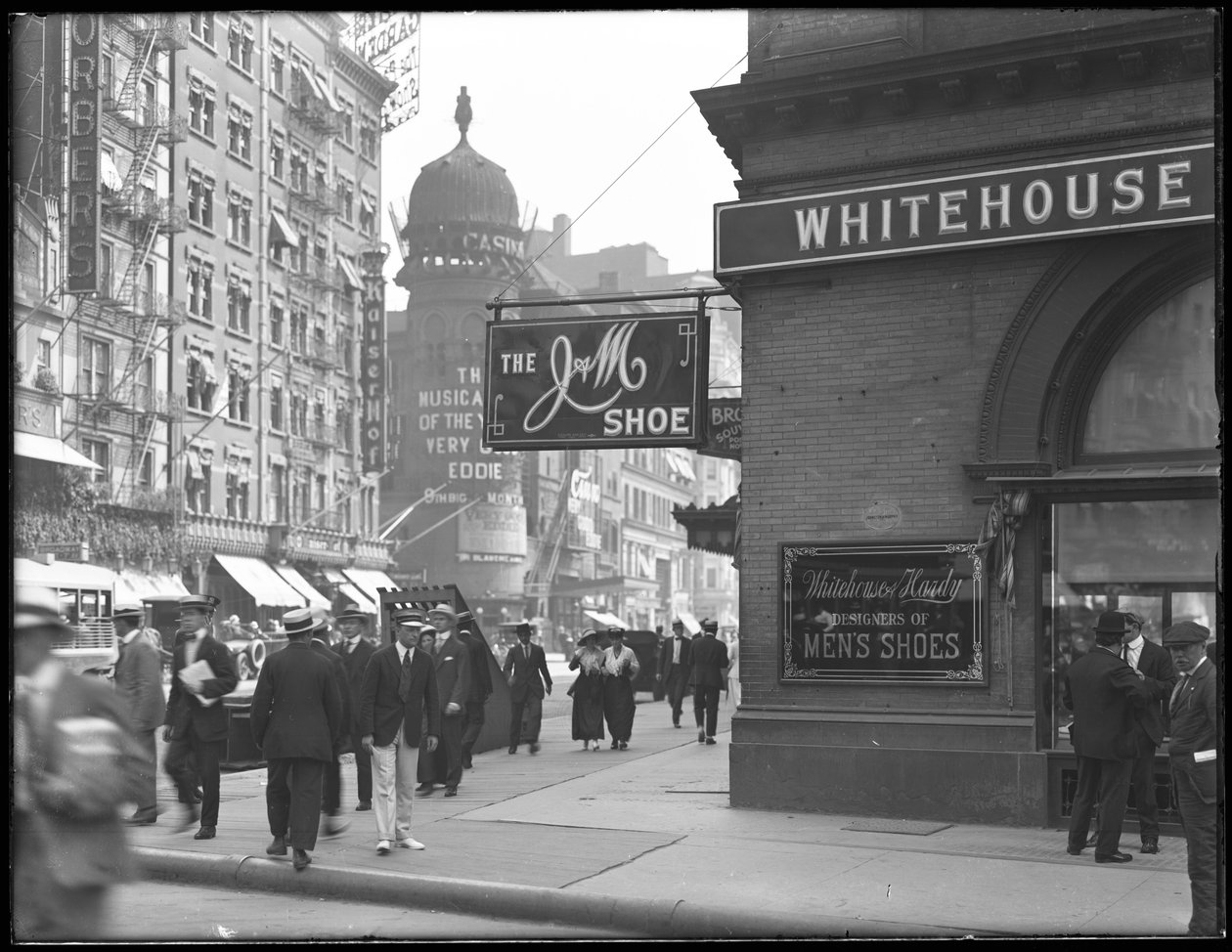 Cadastre-se para J und M Shoe, 1429 Broadway, cidade de Nova York, 2 de agosto de 1916 de William Davis Hassler