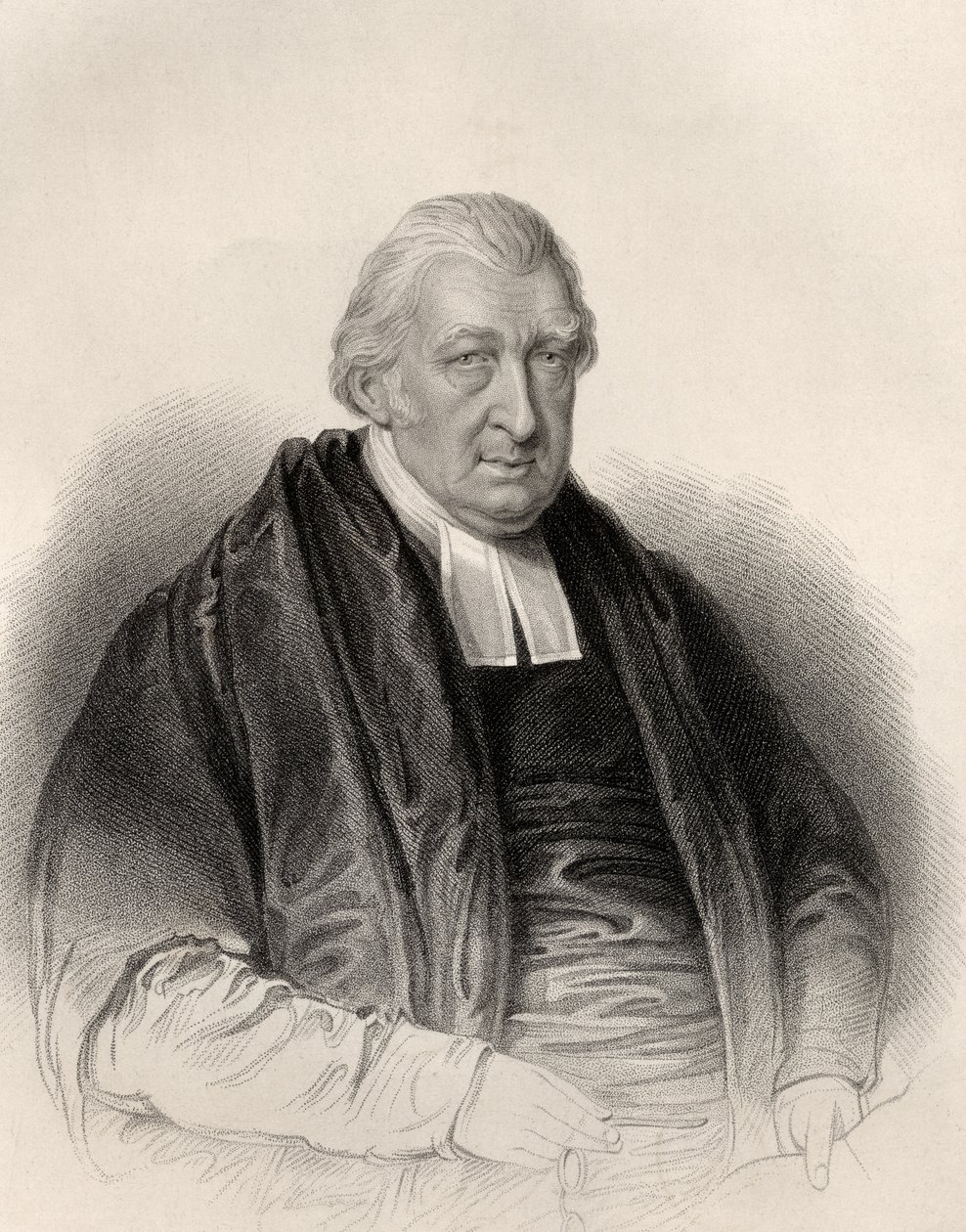 Reverendo Rowland Hill, gravado por S. Freeman, da "National Portrait Gallery, Volume IV", publicado em 1820 (lito) de William Derby