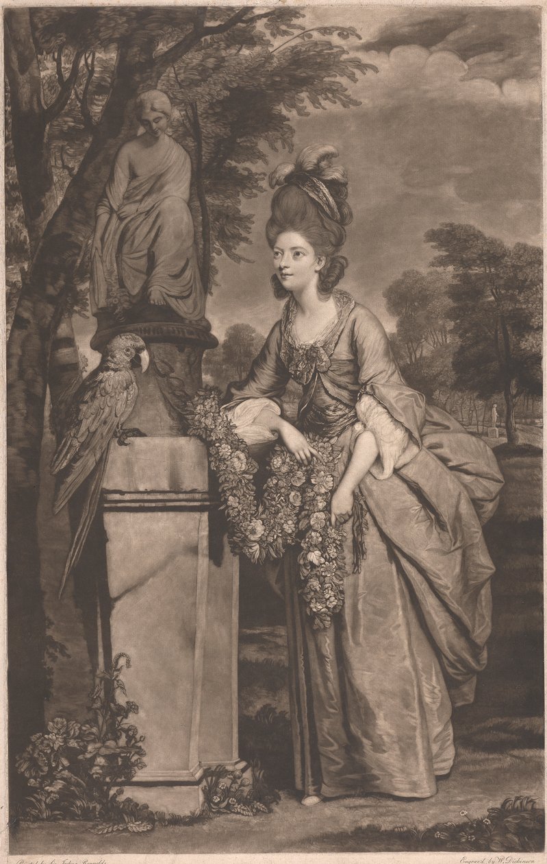 Elizabeth, Condessa de Derby de William Dickinson