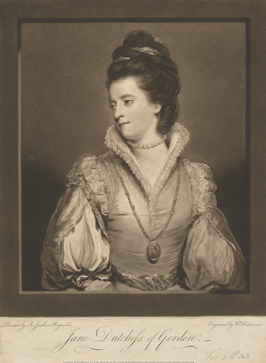 Jane Gordon (solteira Maxwell), Duquesa de Gordon de William Dickinson