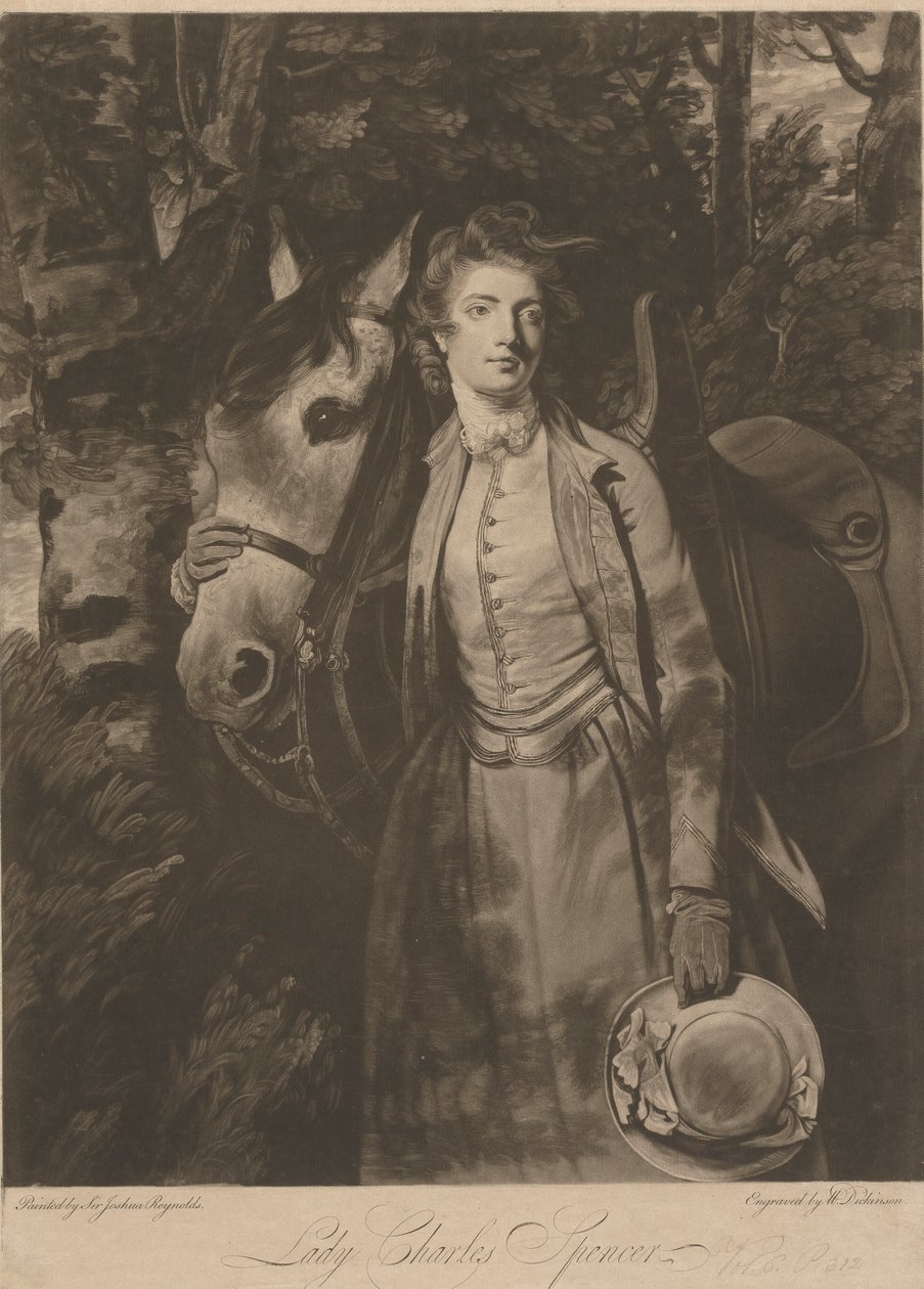 Lady Charles Spencer de William Dickinson