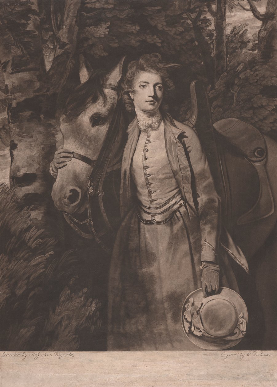 Lady Charles Spencer de William Dickinson