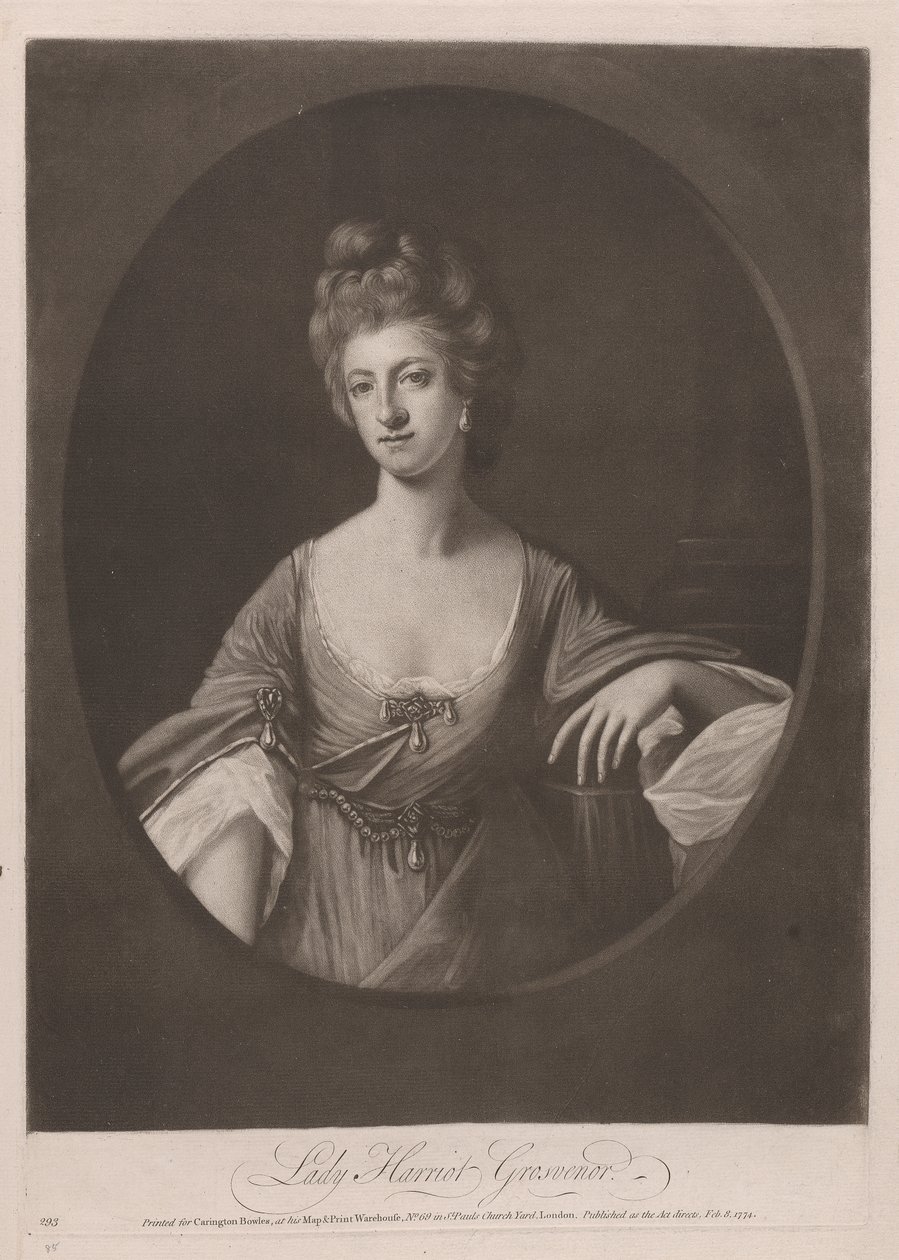 Lady Harriot Grosvenor de William Dickinson