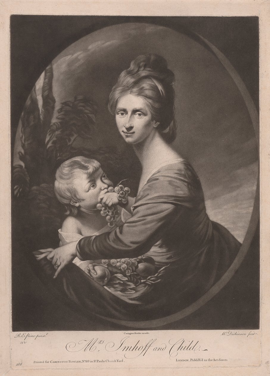 Sra. Imhoff e Criança de William Dickinson