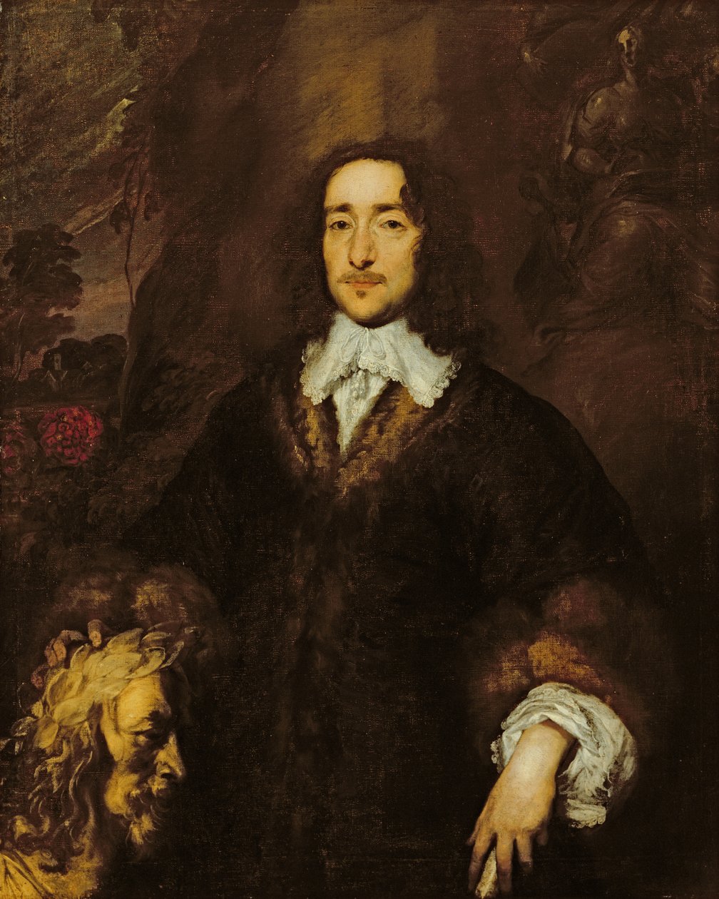 Retrato de um músico, c.1644 (óleo sobre tela) de William Dobson