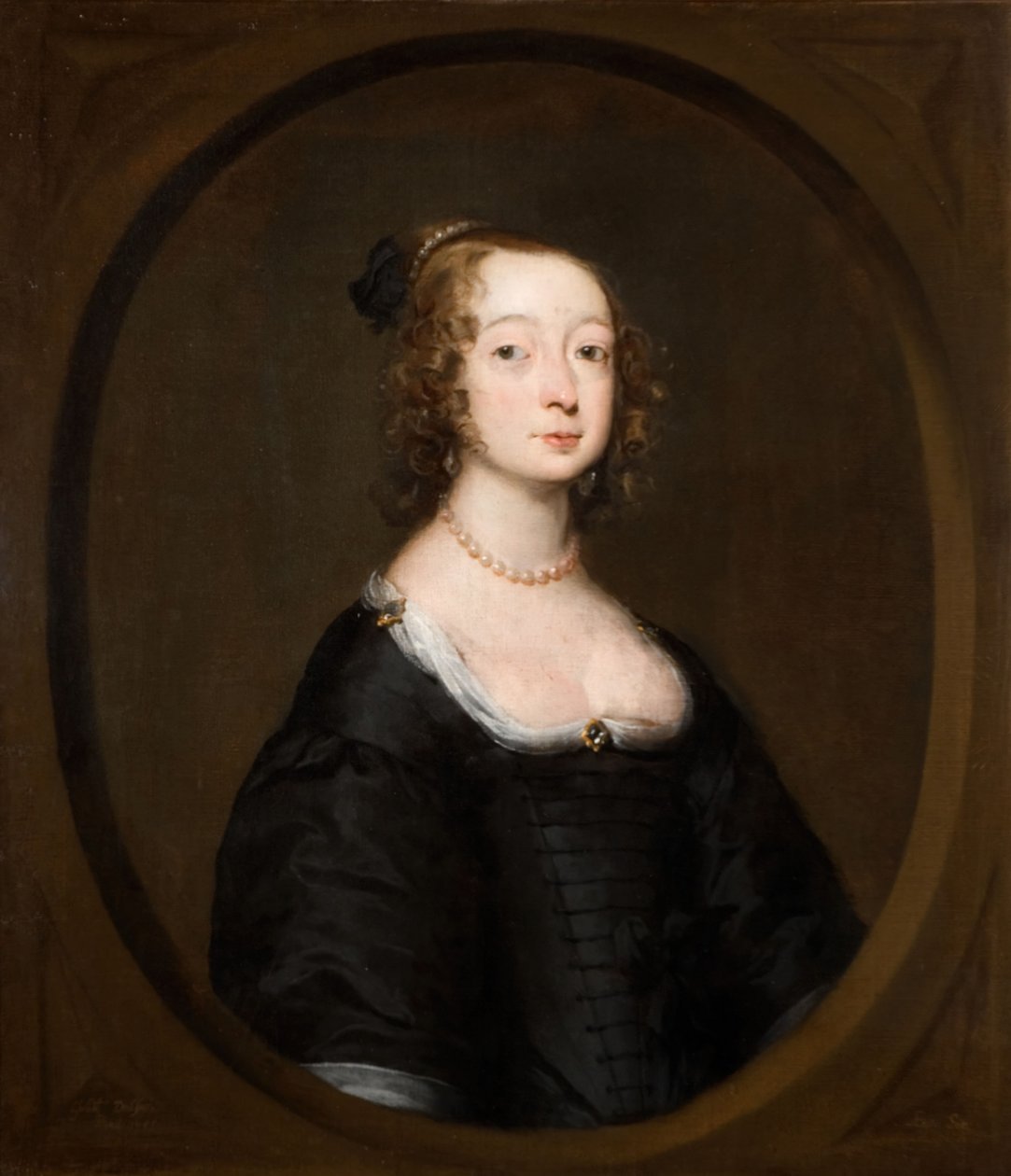 Retrato de uma Mulher, 1645. de William Dobson
