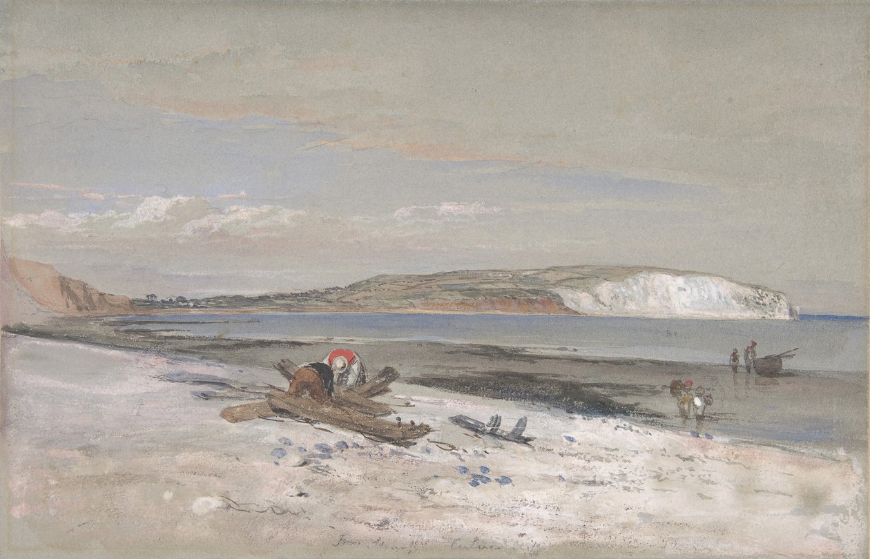 Culver Cliff, Isle of Wight, 1847. de William Dyce