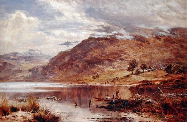 Cum Bychan, perto de Harlech, País de Gales de William E. Harris