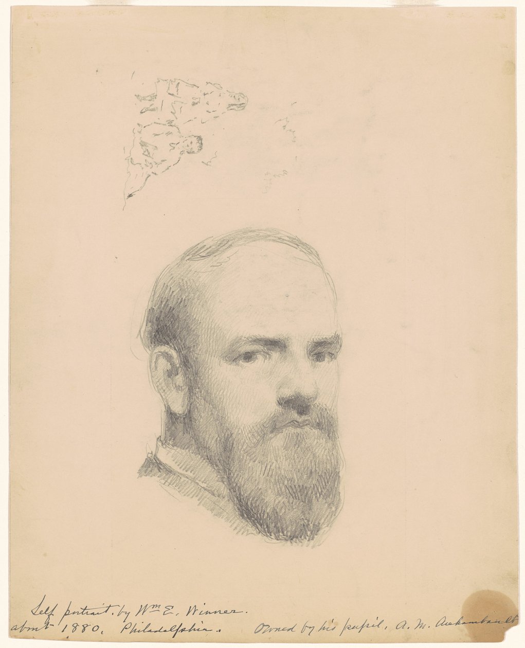 Autorretrato [reto] de William E. Winner