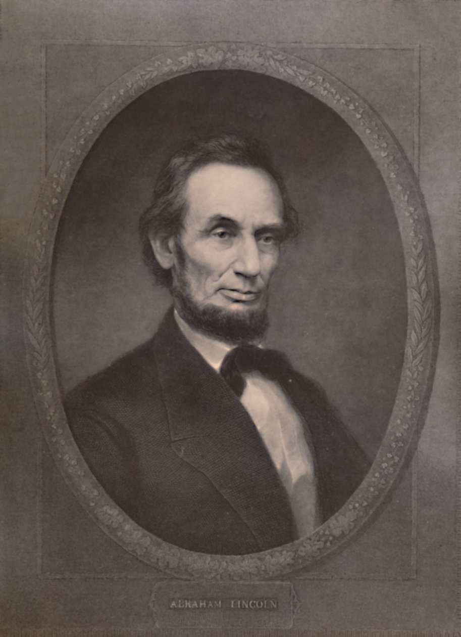Abraham Lincoln, 16º Presidente dos Estados Unidos, século 19 1894 de William Edgar Marshall