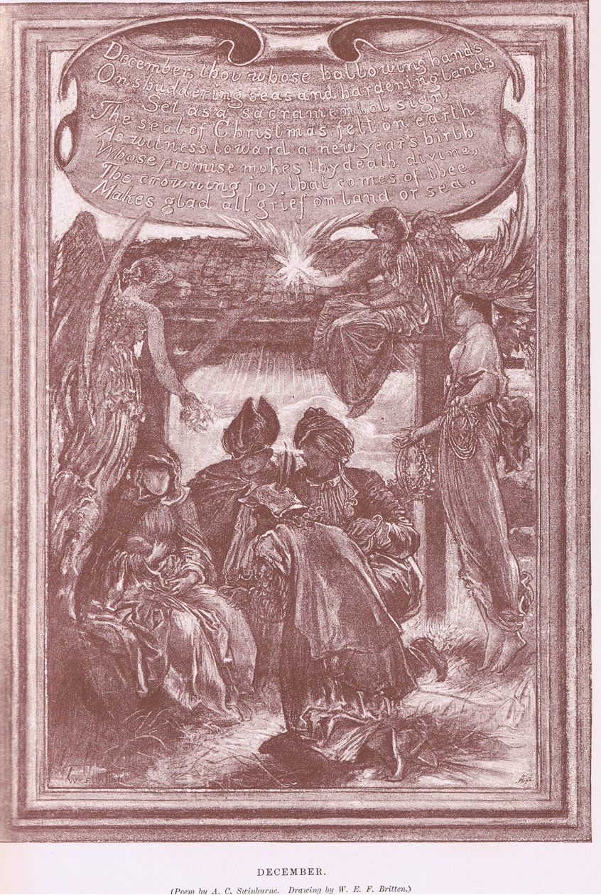 Dezembro, de The Magazine of Art 1893, Cassell and Company de William Edward Frank Britten