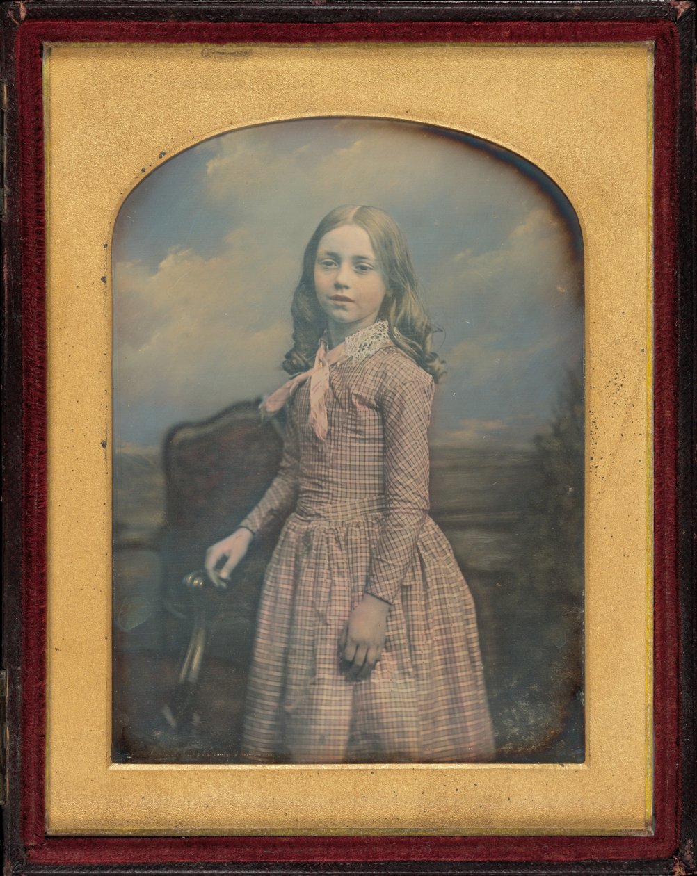 Retrato de uma rapariga, final da década de 1840. de William Edward Kilburn
