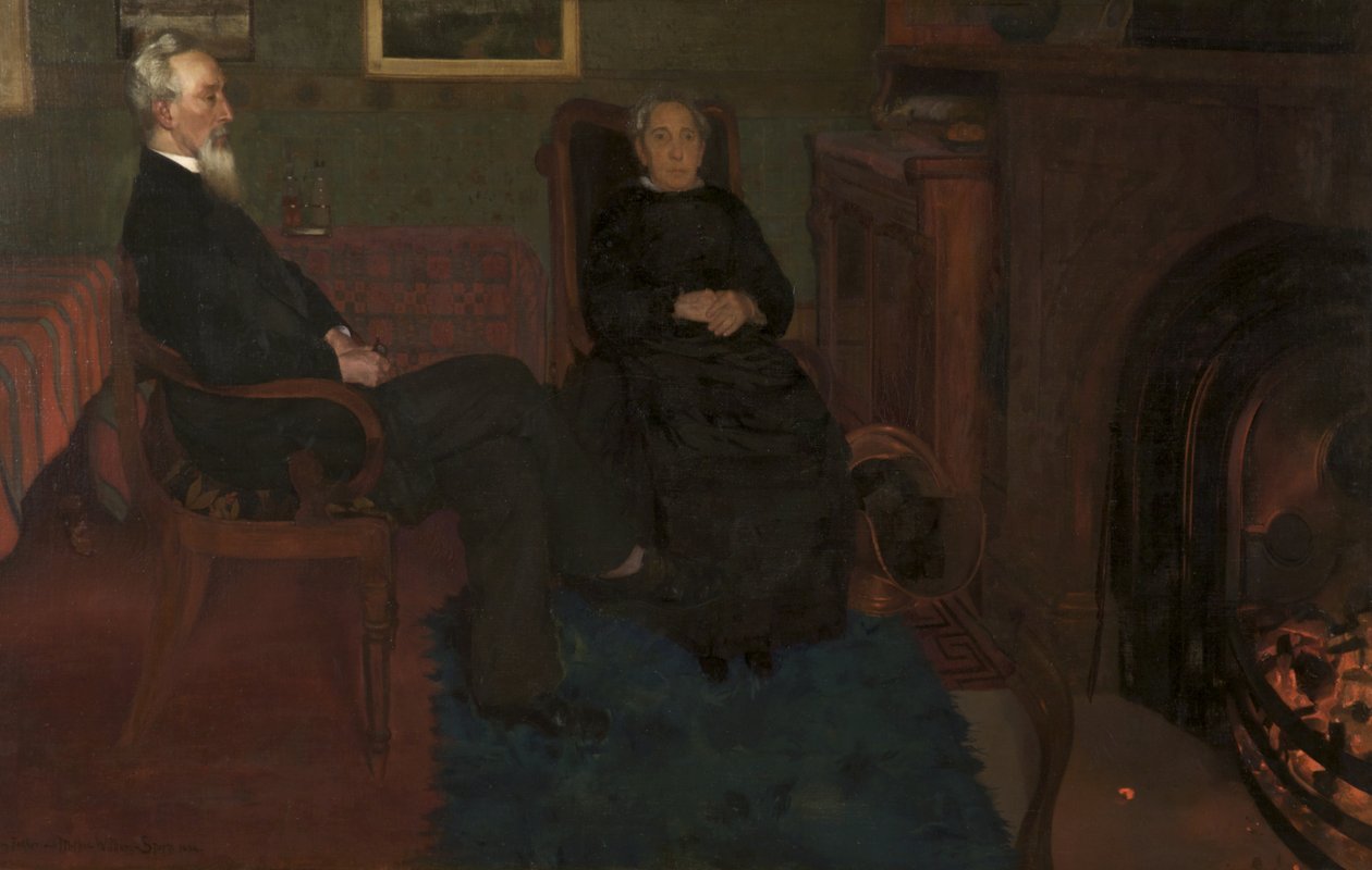 Meu pai e minha mãe, 1884 de William Edward Stott