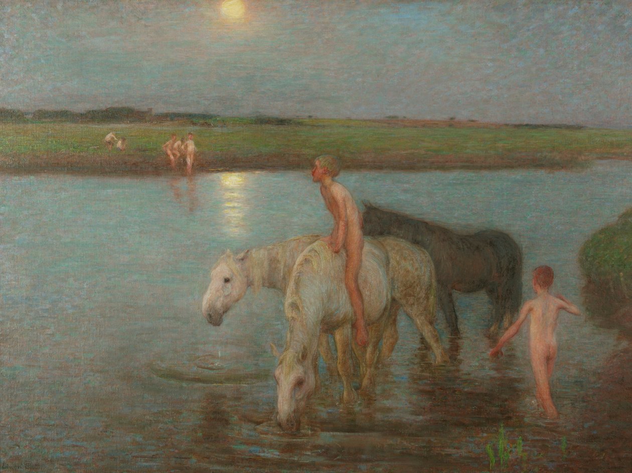 A margem do rio de William Edward Stott