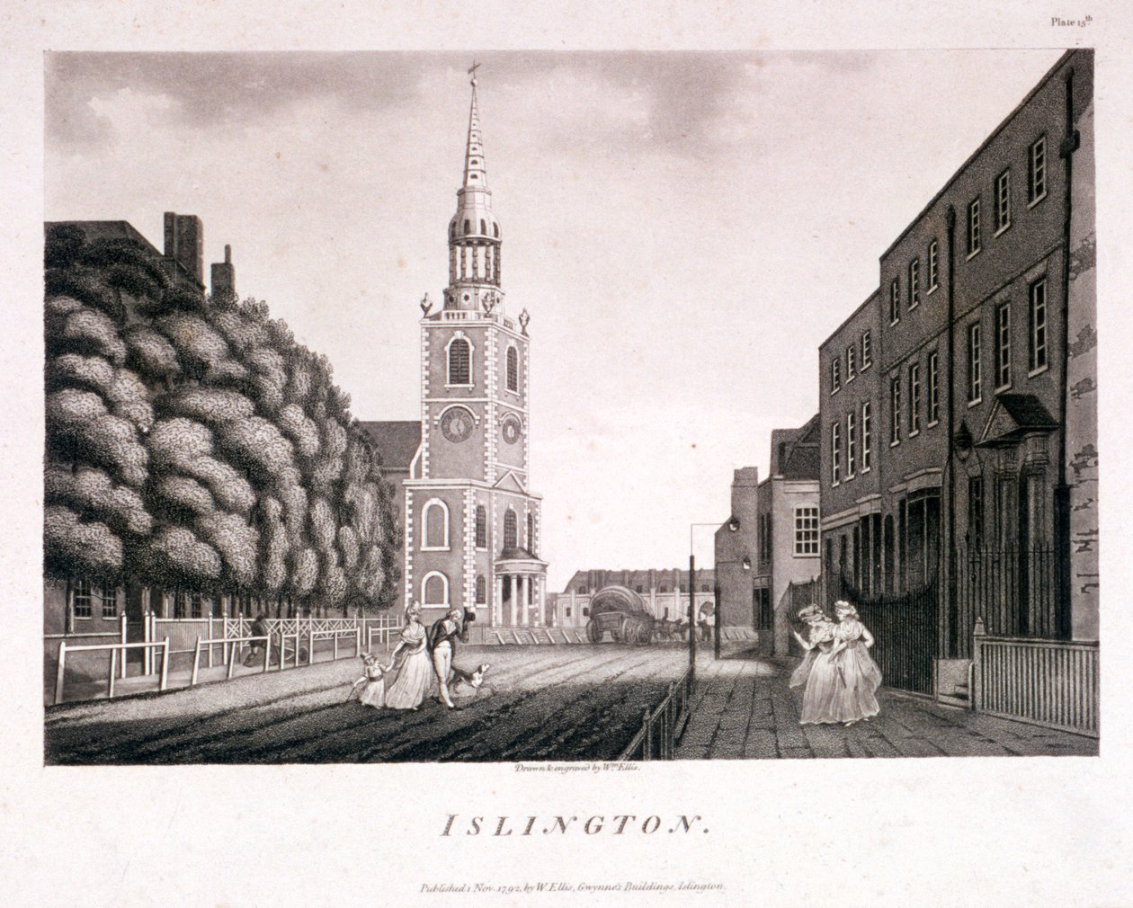 St Mary, Islington, Londres, 1792 de William Ellis