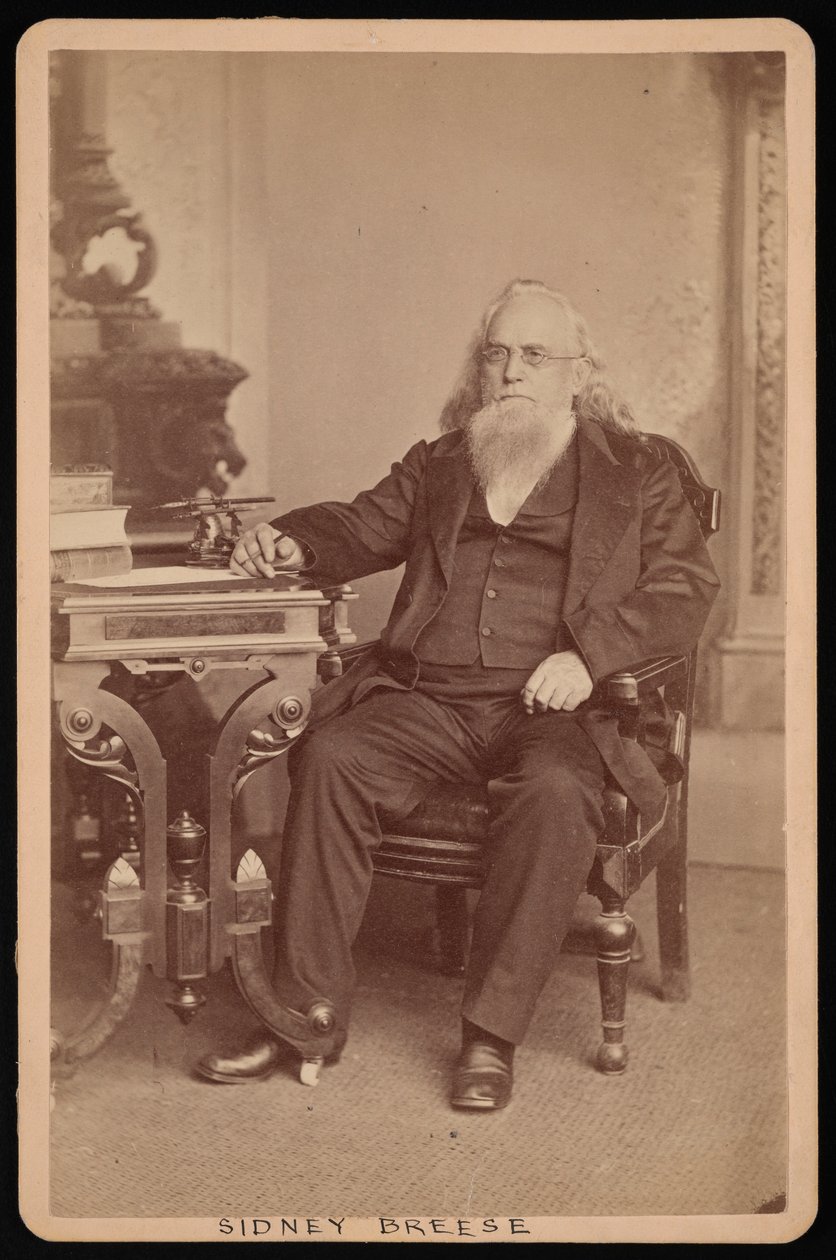 Retrato de Sidney Breese 1800-1878, Antes de 1878. de William Emory Bowman