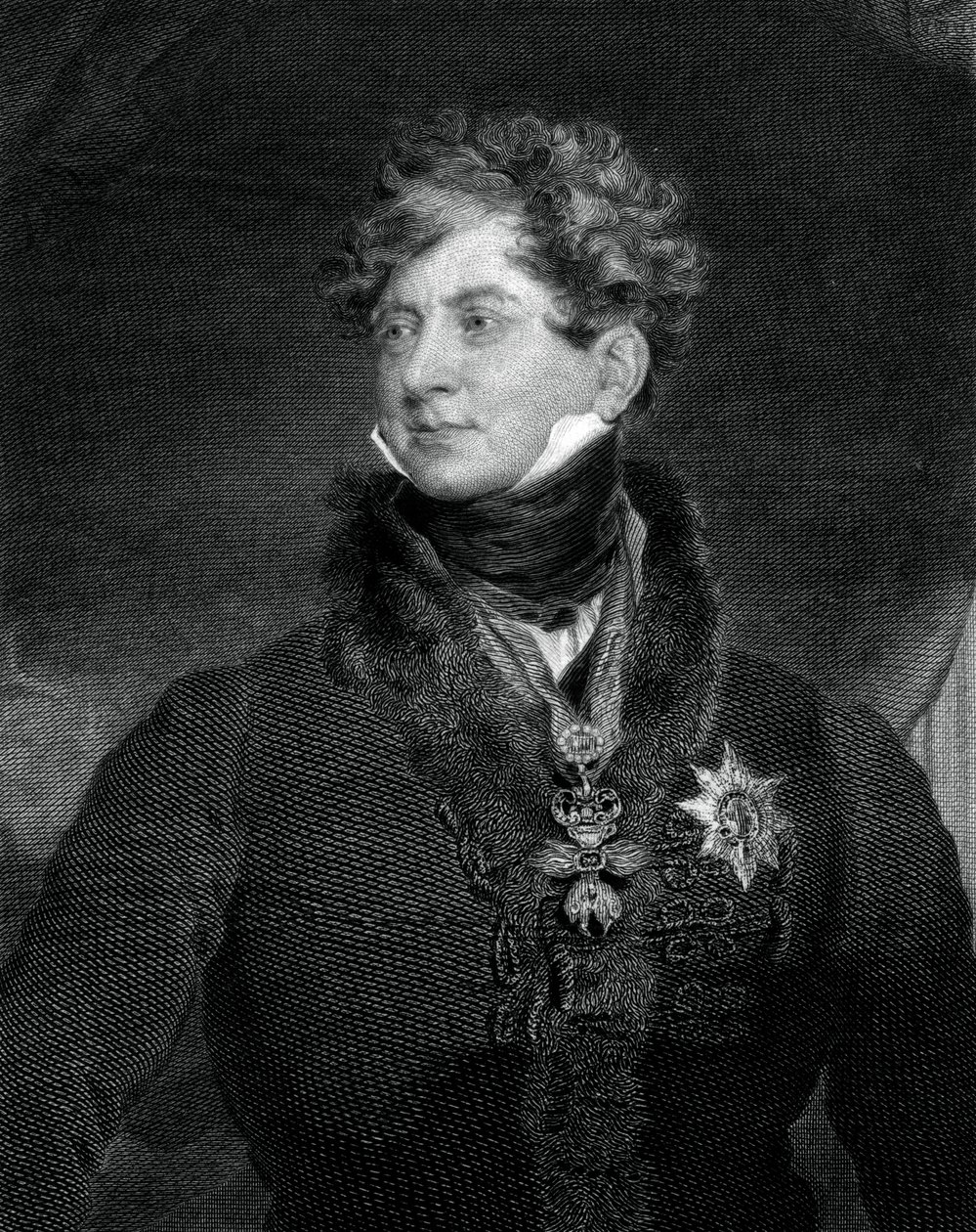 George IV, Rei do Reino Unido e Hanôver, 1829. de William Ensom
