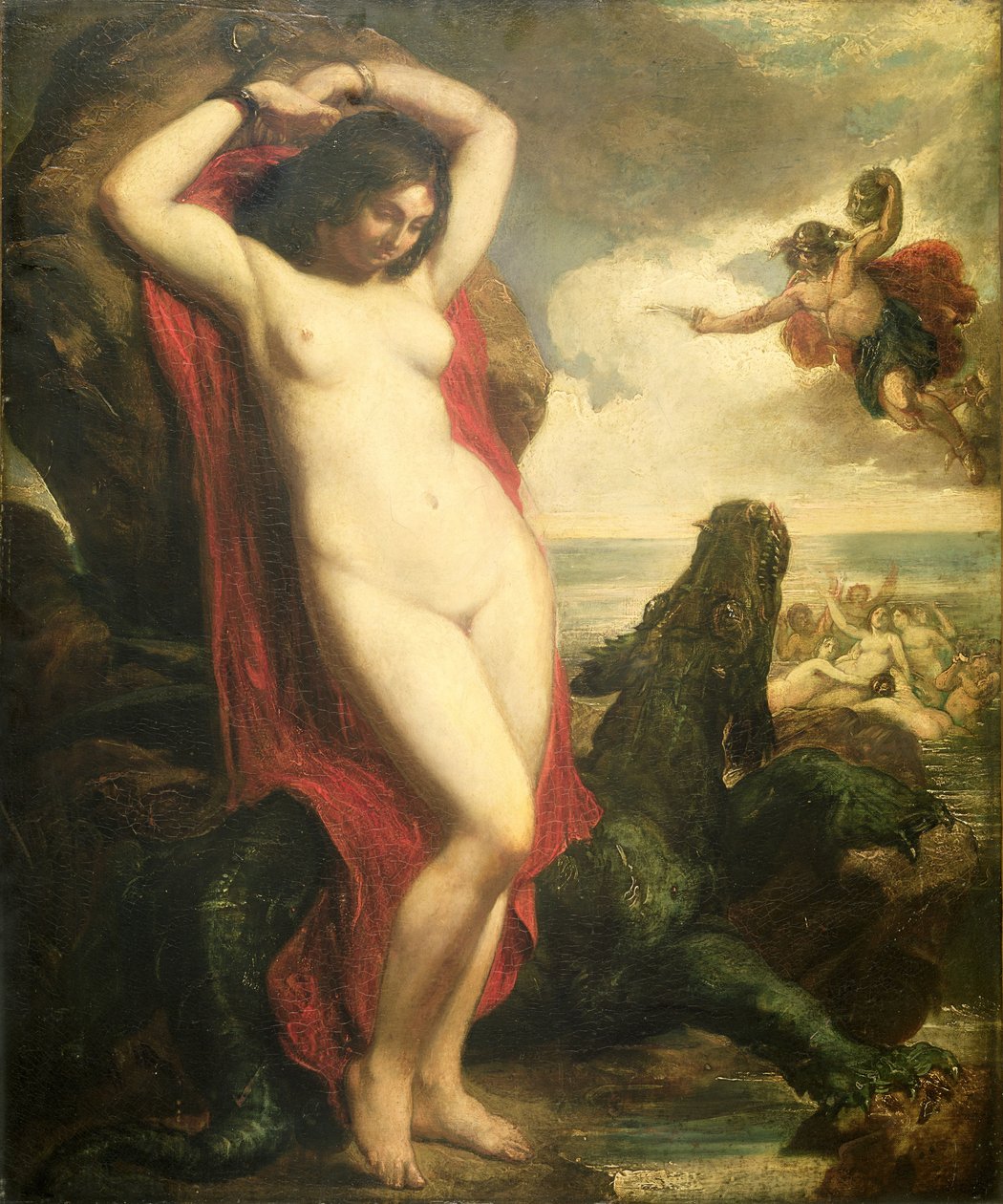 Andrómeda e Perseu, c.1840 (óleo sobre tela) de William Etty