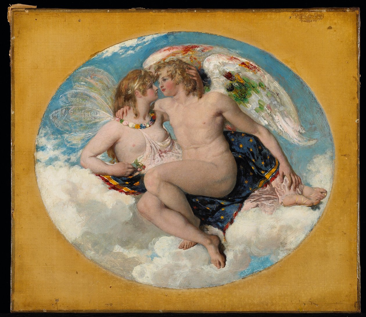 Cupido e Psique de William Etty