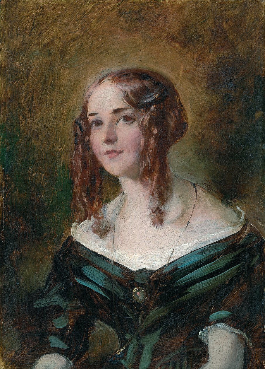 Menina em um vestido verde de William Etty