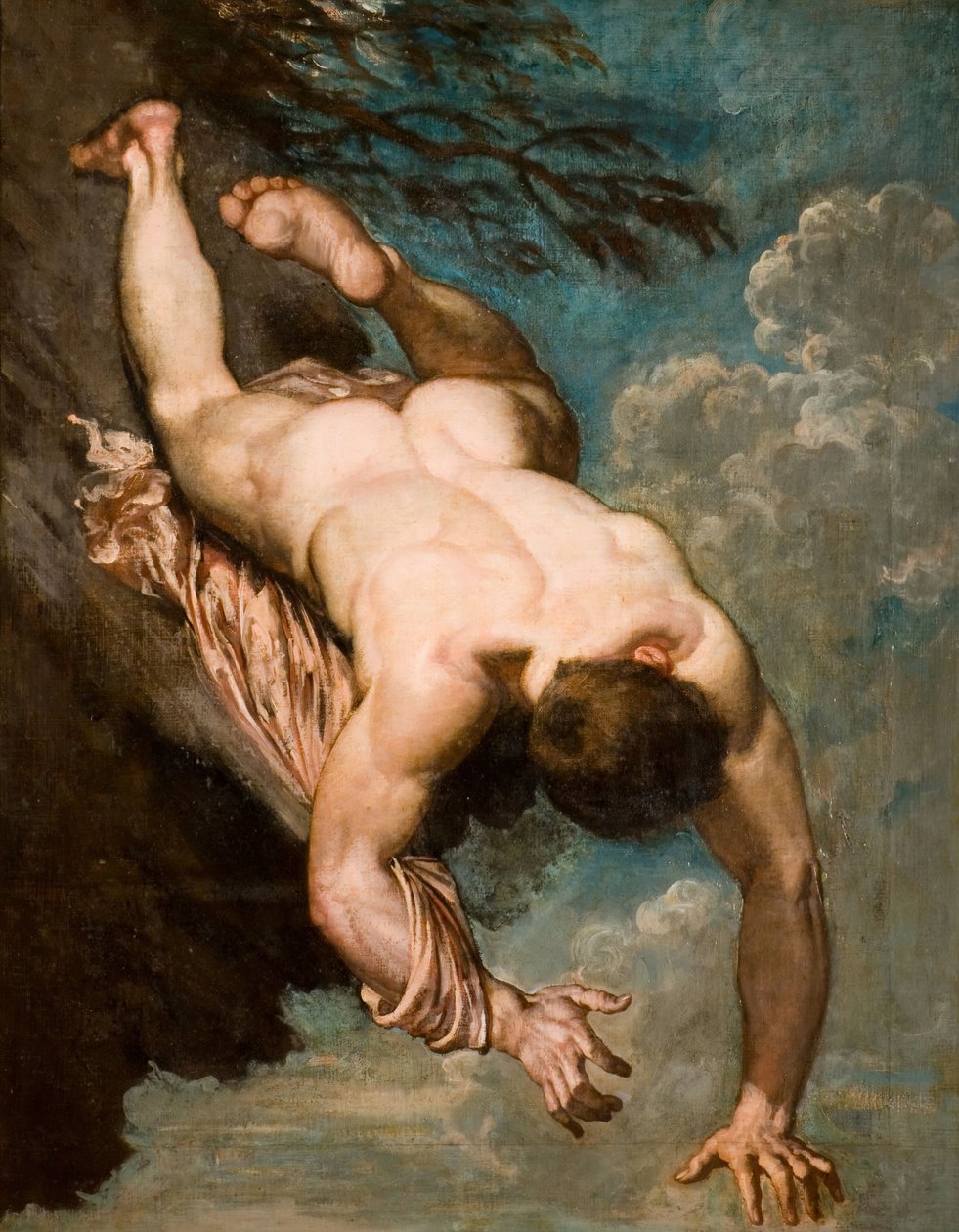Manlius Hurled From The Rock, 1818. de William Etty