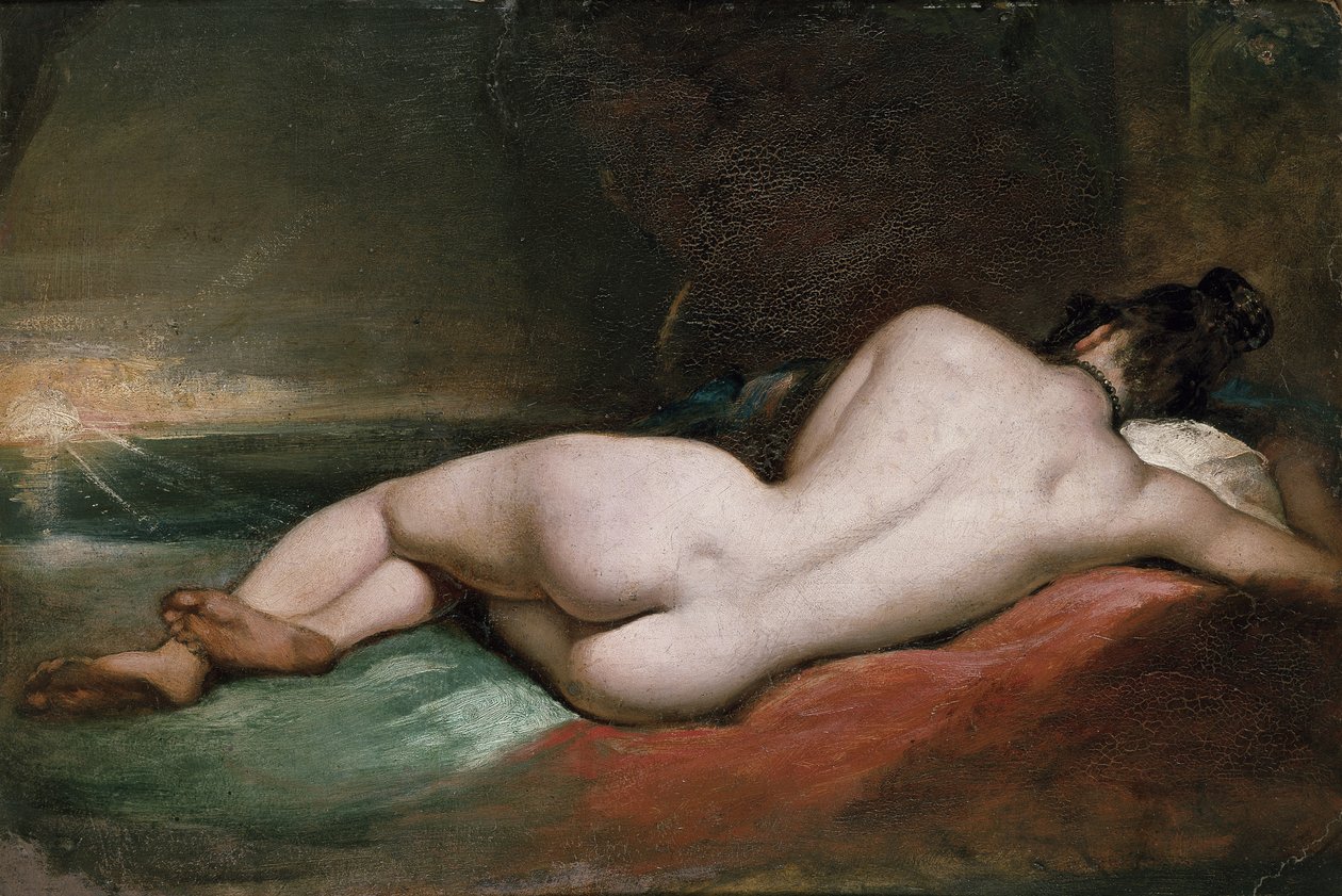 Reclinação do Modelo Nude de William Etty