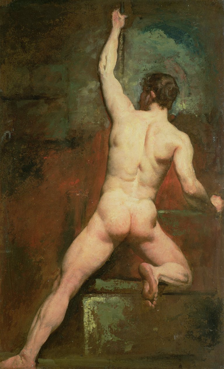 Estudo para um nu masculino de William Etty