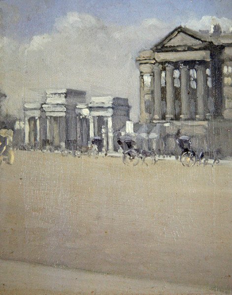 Hyde Park Corner, c.1892 (óleo sobre tela) de William Evelyn Osbourne