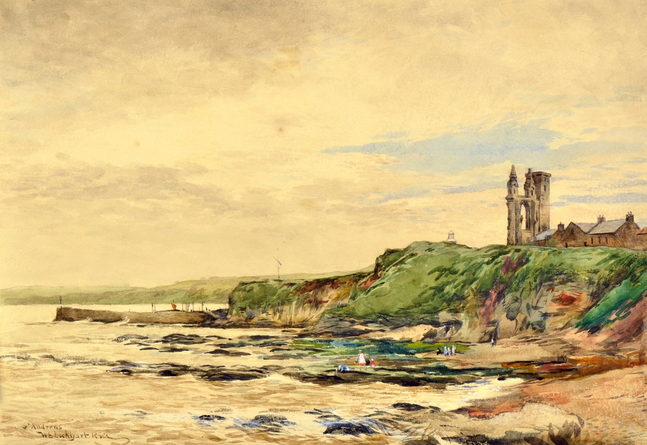 St Andrews (aquarela) de William Ewart Lockhart