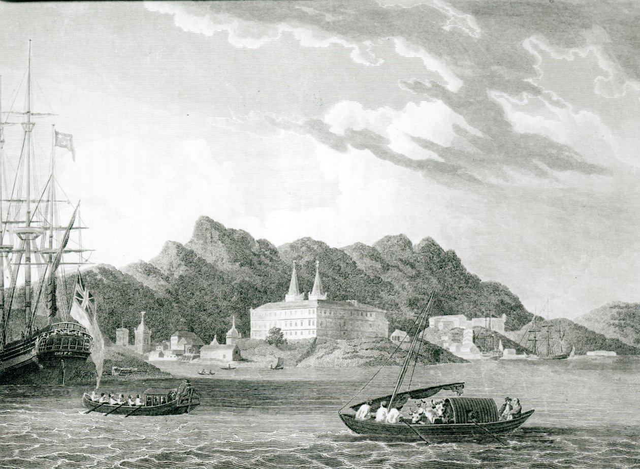 Porto do Rio Janiero, com o Mosteiro Beneditino, de William F. Wilson