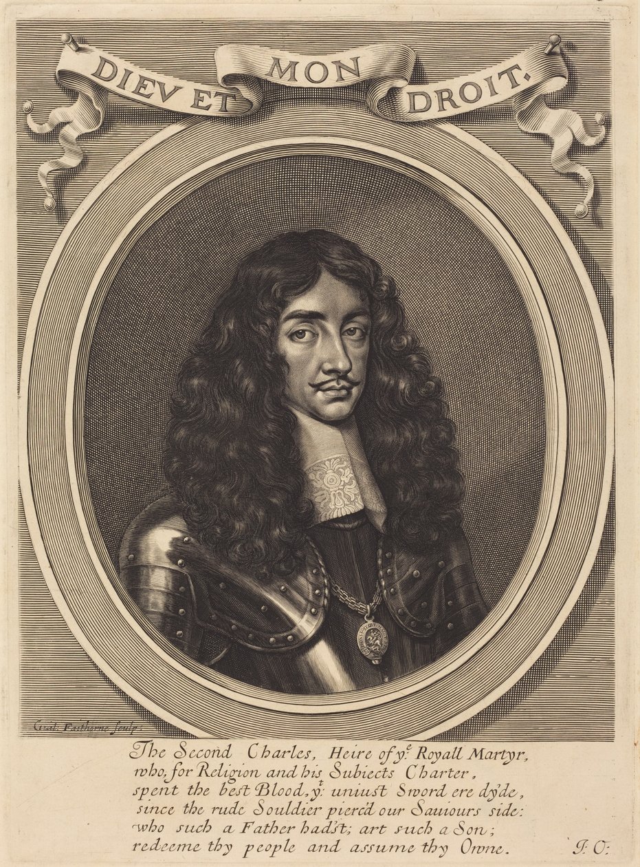 Carlos II de William Faithorne