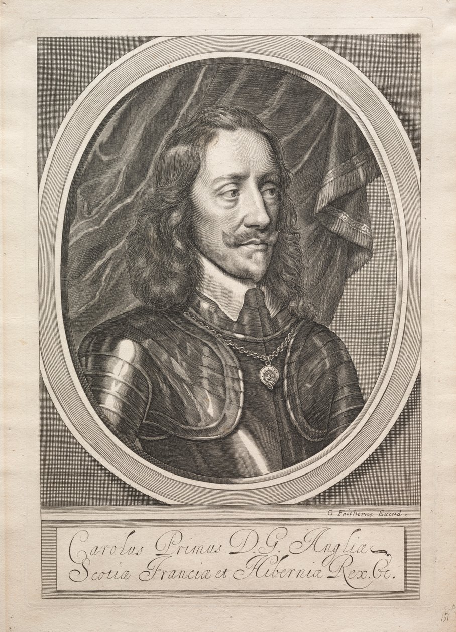 Carlos I de William Faithorne
