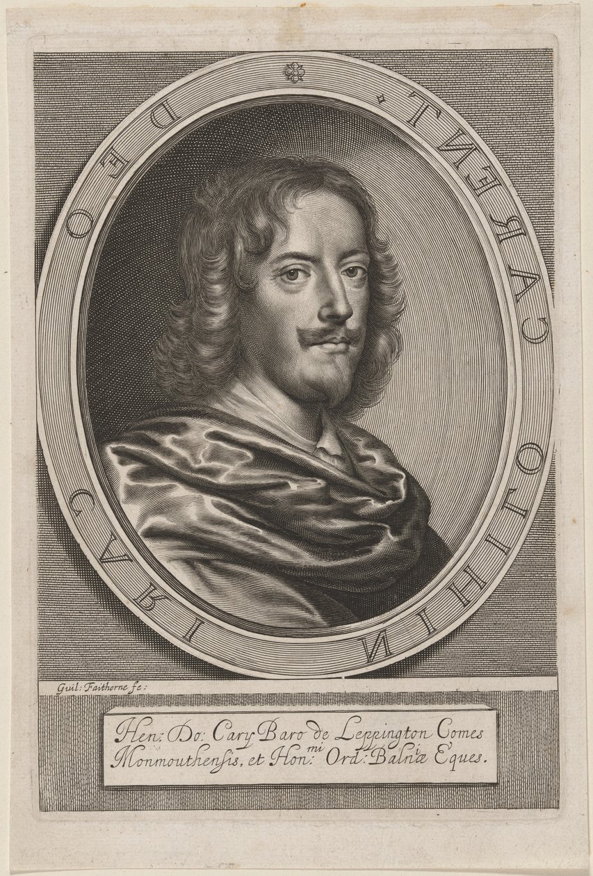 Henry Carey, conde de Monmouth de William Faithorne