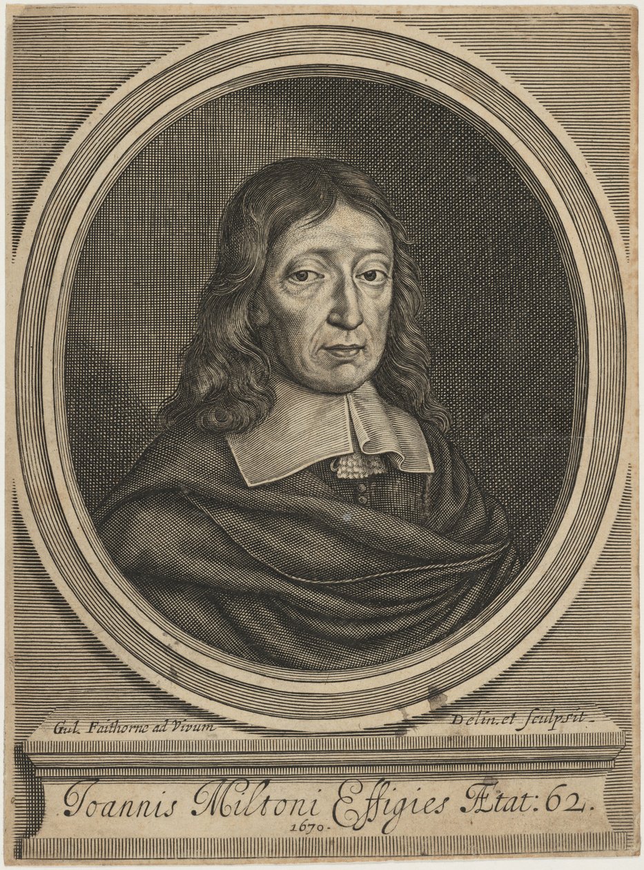 John Milton de William Faithorne