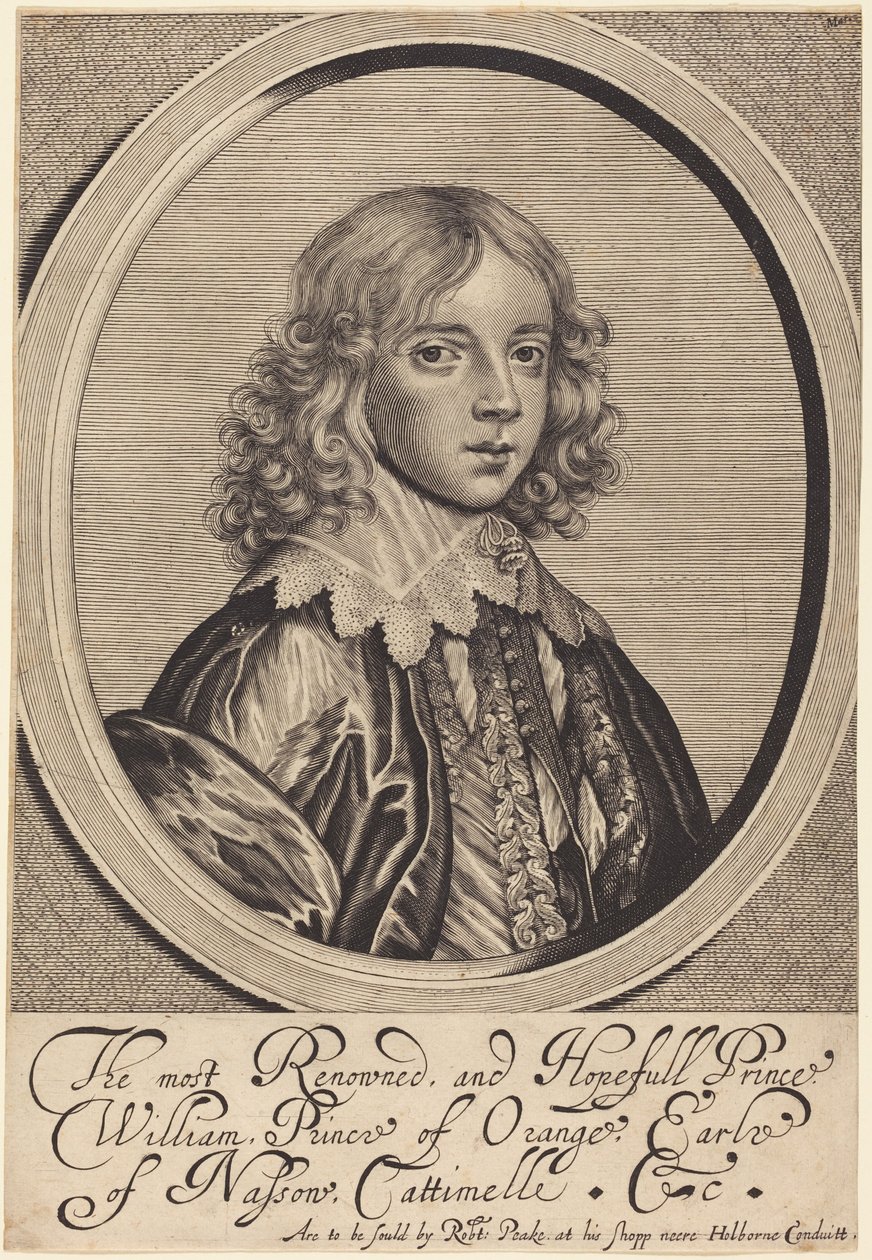 Guilherme II, Príncipe de Orange de William Faithorne