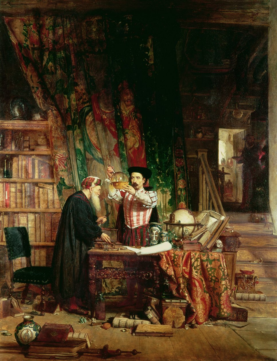 O Alquimista, 1853 de William Fettes Douglas