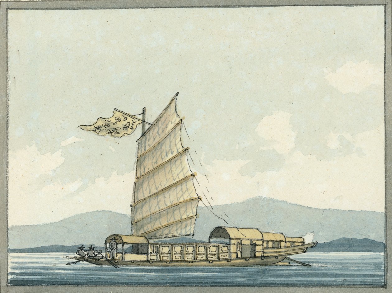 Barco de passagem chinês de William Ffarington