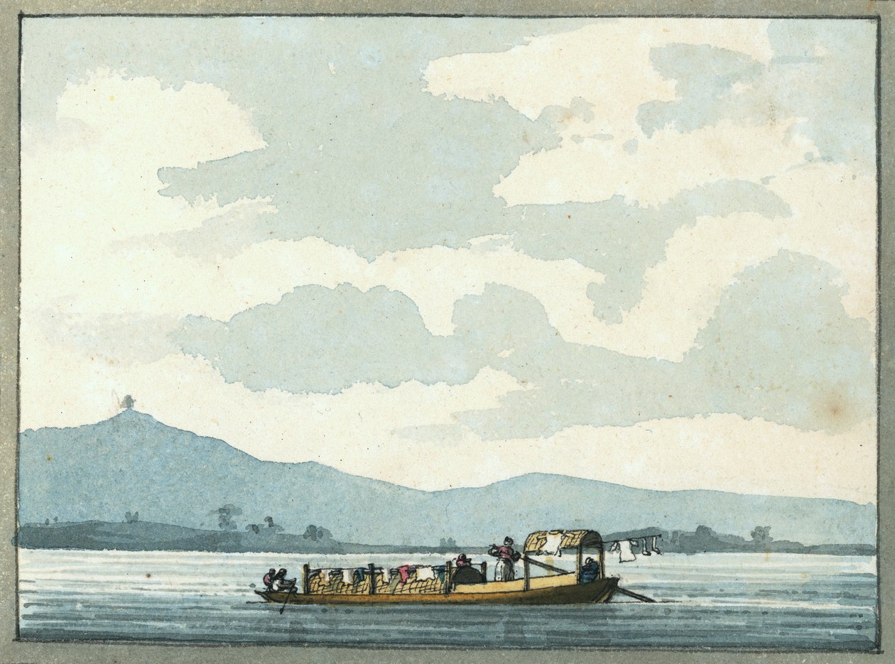 barco de rio chinês de William Ffarington