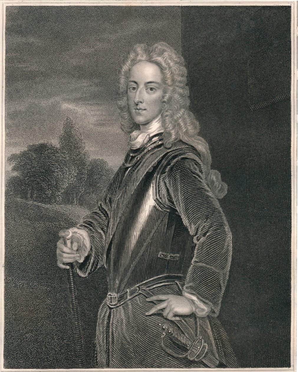 John, duque de Montagu, início do século XIX. de William Finden