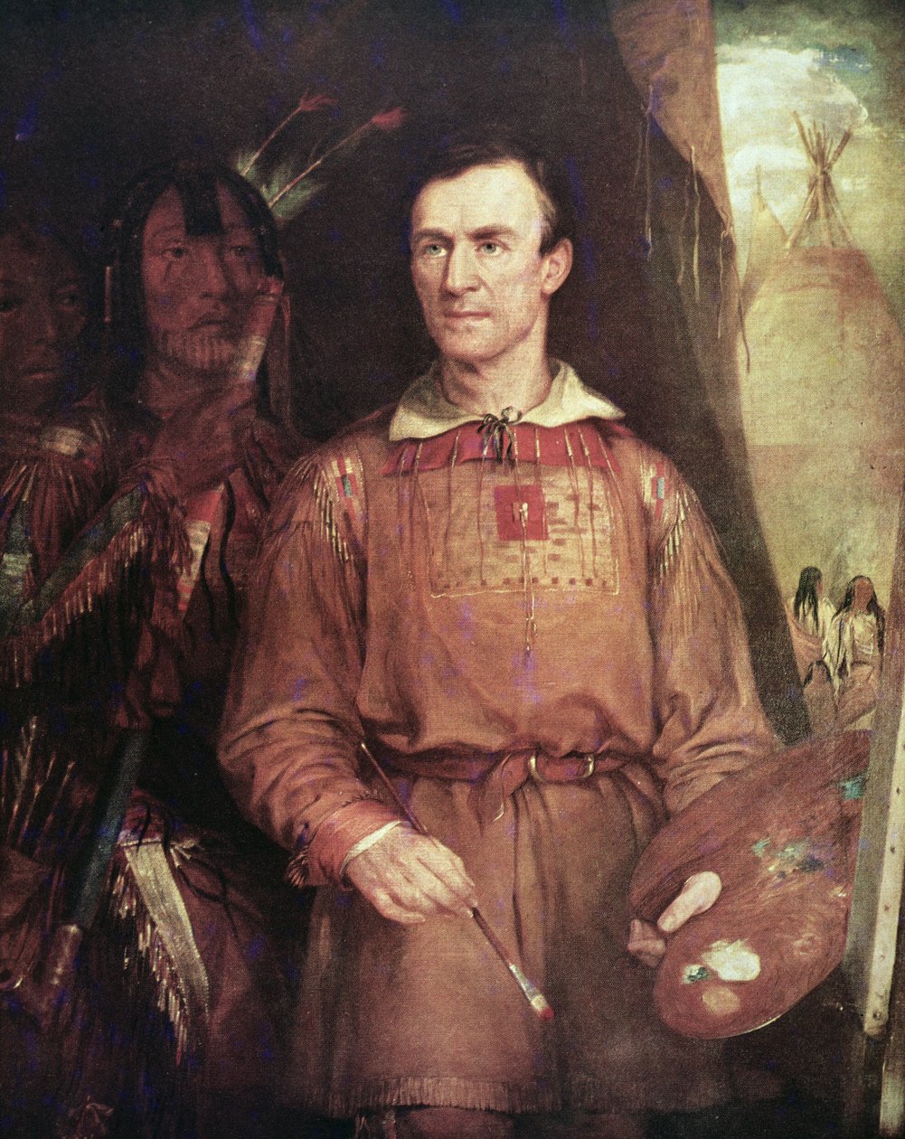 George Catlin (1798-1872) 1849 (óleo sobre tela) de William Fisk