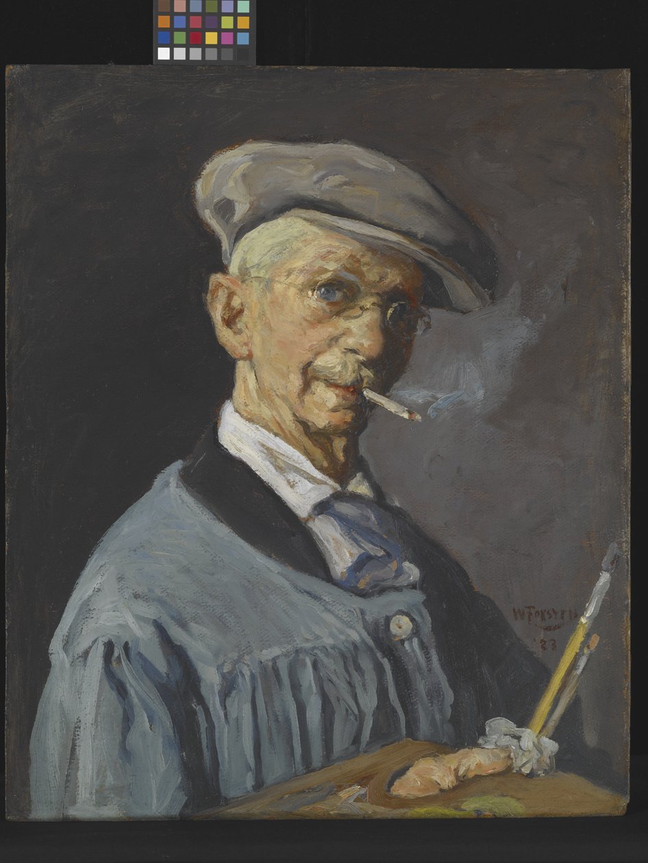 O Pintor Homem (óleo sobre tela) de William Forsyth
