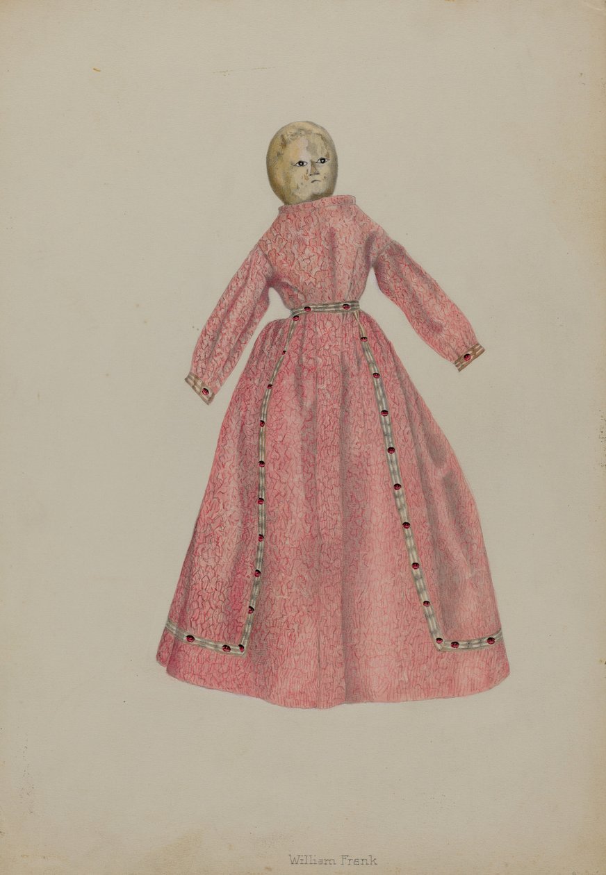 Gingham Doll, c. 1938. de William Frank