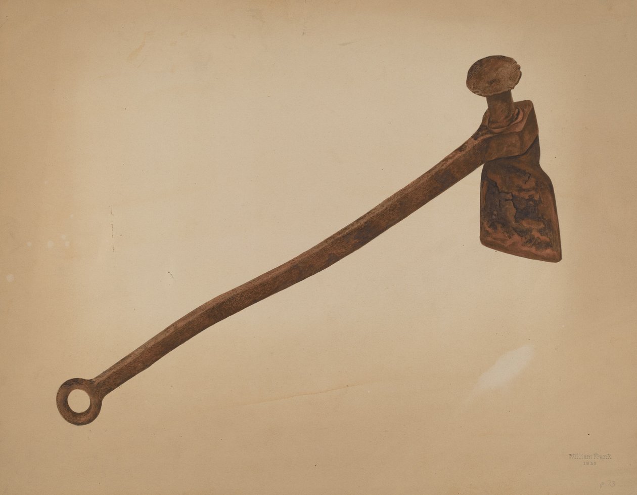 Hawsing Iron, 1939. de William Frank