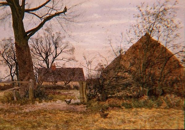 KO514 Remote from Town (aquarela) de William Fraser Garden