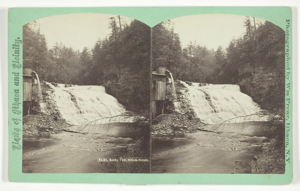 Rocky Fall, desfiladeiro de Ithaca, final do século XIX. de William Frear