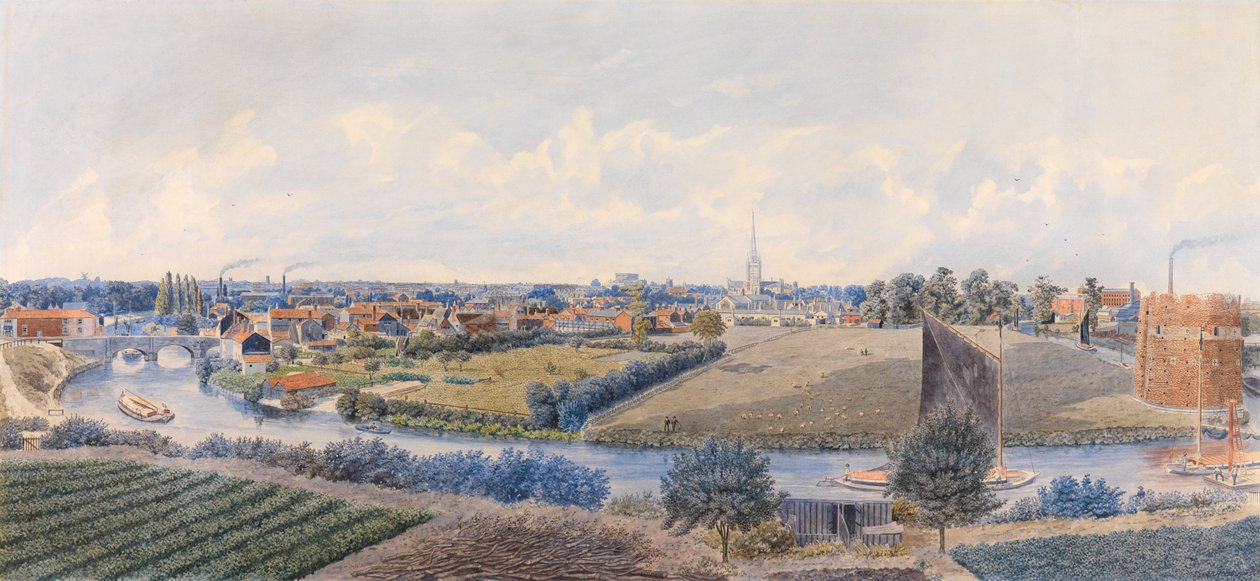 Vista Sudeste de Norwich de William Frederick Austin